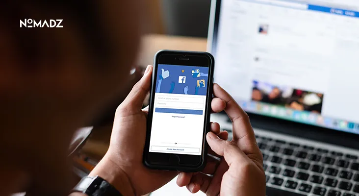 How to advertise on Facebook text entered in an image description field