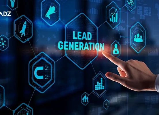 Lead Generation Ads strategy with analytics, targeting, and conversion elements