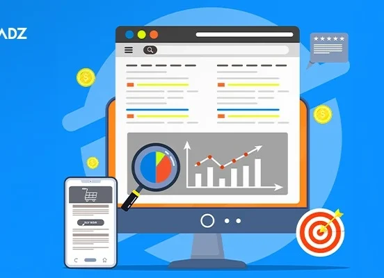 Marketing attribution dashboard for media buying performance and revenue tracking