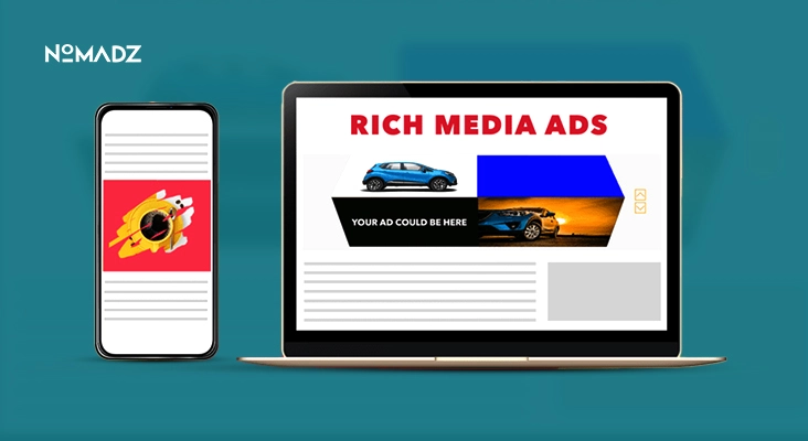 Interactive rich media ads for digital advertising campaigns